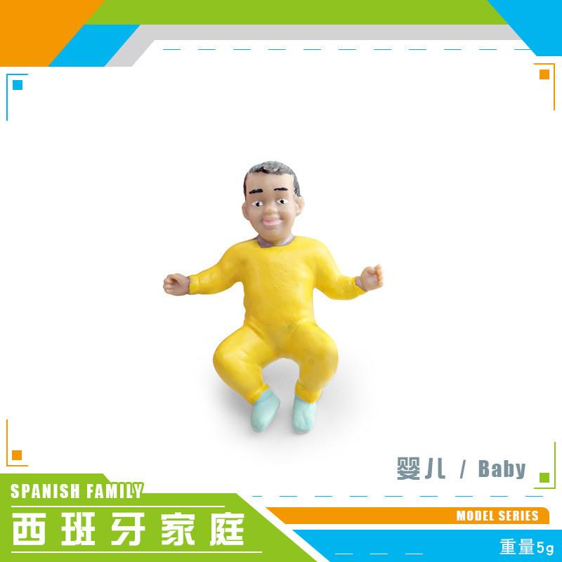 Realistic Family Member Figurines Set Including Grandpa Grandma Dad Mom And Kids For Collecting And Display