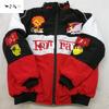 Herren Damen Retro Motorradjacke Baumwolle Gepolstert Winddicht Sportmantel Reiten Wandern Camping Outdoor