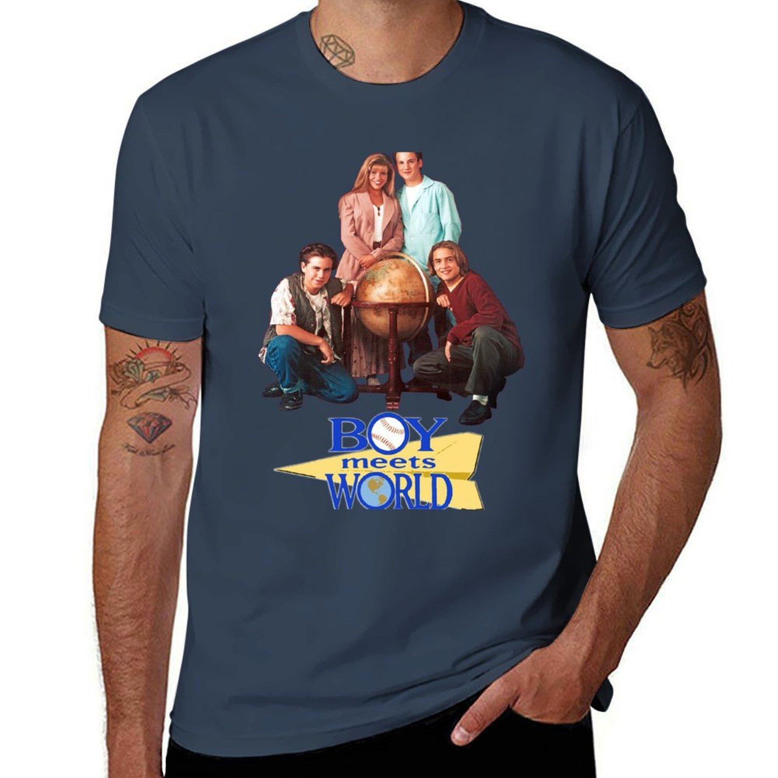 Boy meets the 90s cast Throwback Tribute TShirt Sports Basic Short Sleeve TShirt S