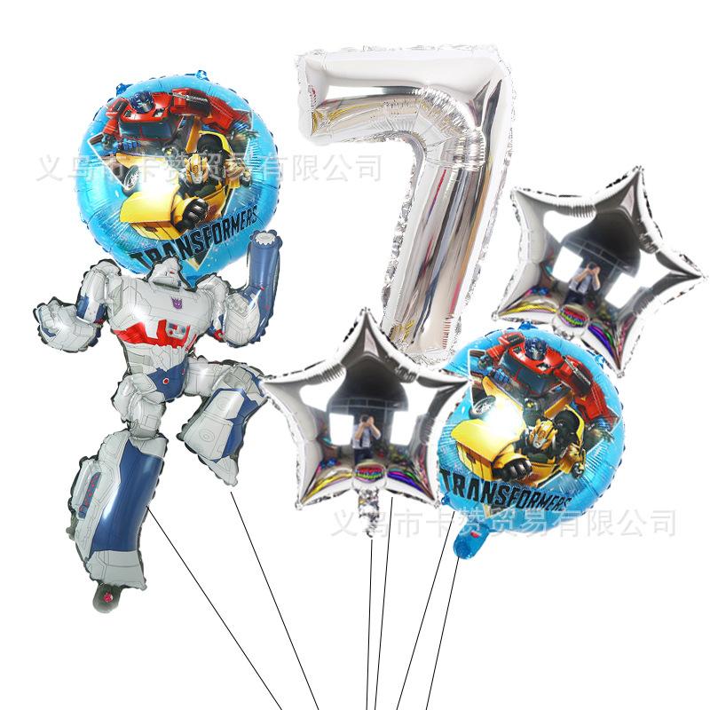6 ks fóliové balónky narozeninový motiv Party dekorace Potřeby pro miminko Chlapecké děti Hračky Air Globos