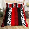 Red Cool Racing Car Three-Piece Quilt Cover Digital Printing Bedding Set Bed Cover