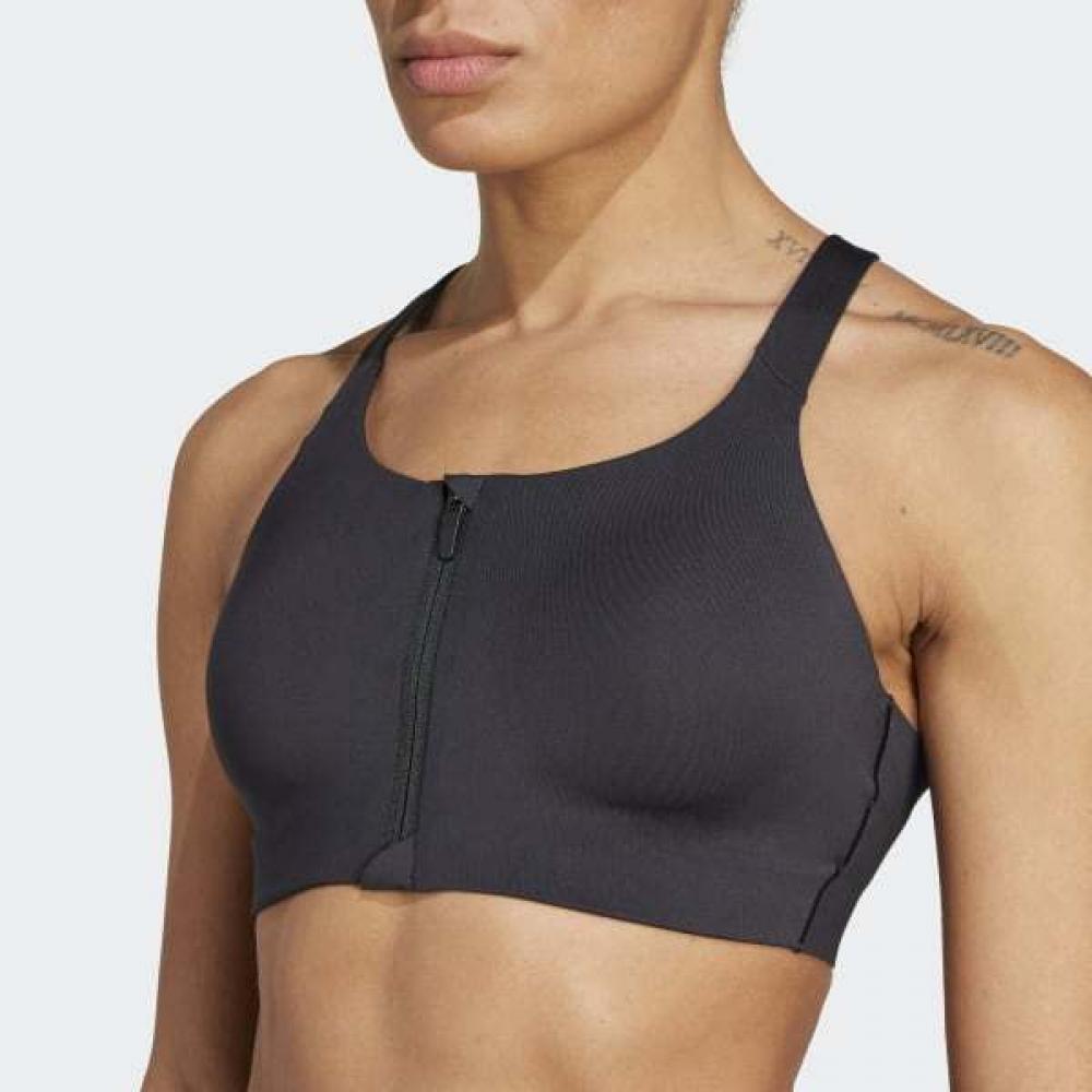 Adidas Womens Training Front Zip Bra Top