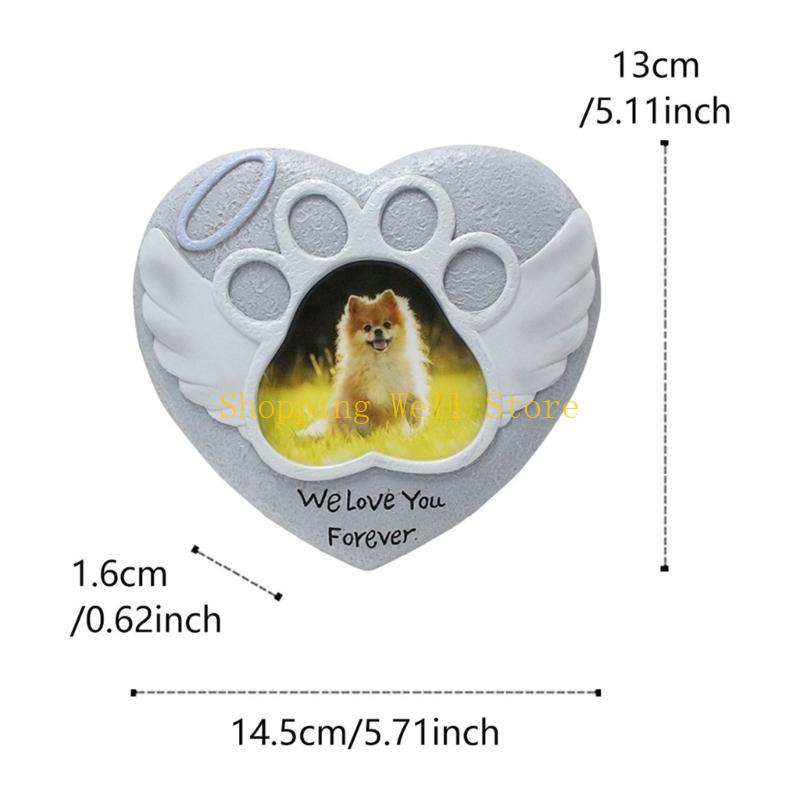 KX4B Pet Loss Sympathy Keepsakes Decorative Pet Grave Marker Durability Pet Souvenir