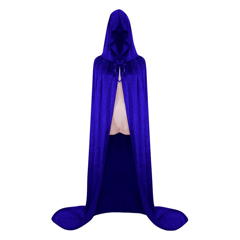 Halloween Cloak Reaper Vampire Witch Cloaks Hooded Adult Boys Girls Cape Masquerade Stage Performance Costume Mardi Gras Set