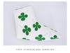 Four-Leaf Clover Golf Putter Cover - Thick Plush L-Shaped Club Protector