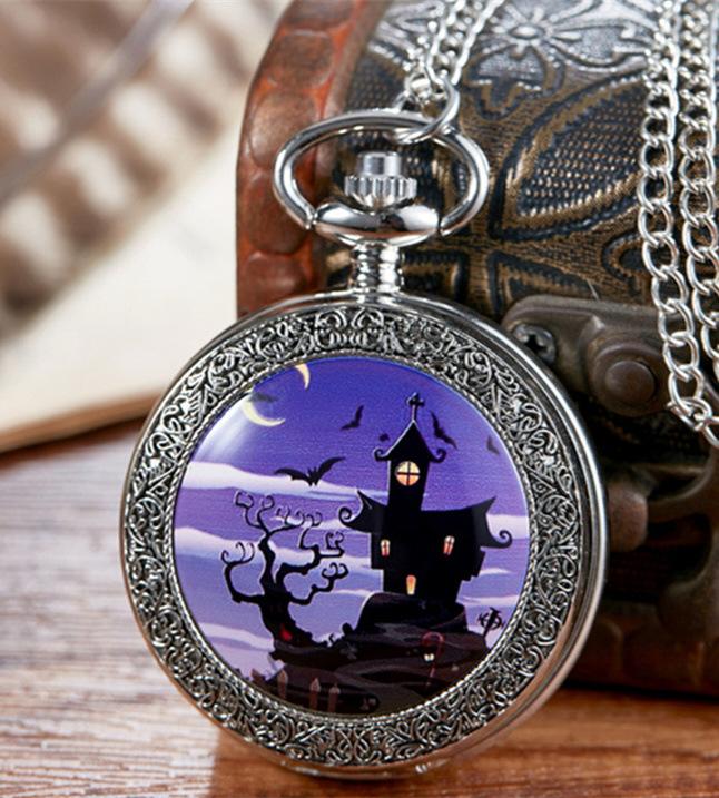Multi-Pocket Watch Flip Pattern Universal Retro Quartz Pocket Watch