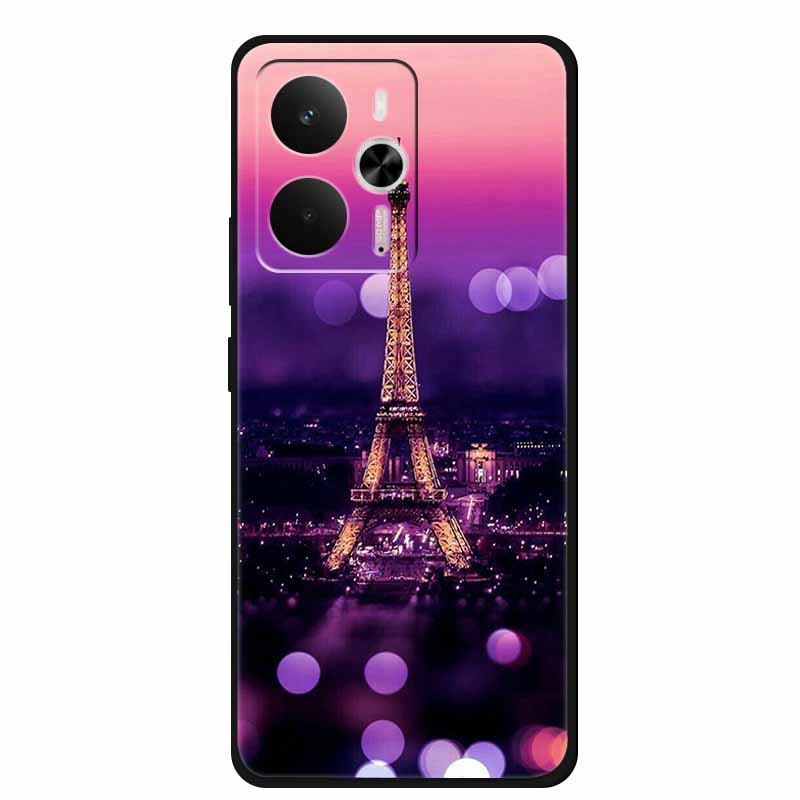 For Realme 14 Case Soft TPU Black Silicone Cover for Realme 14 5G Global RMX5070Soft Case Shockproof Cover RMX5070 Oppo Realme14