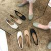 Doudou Single Shoes for Women Summer New Style Casual Versatile Flat Shallow Mouth One Leg Fairy Gentle Casual Flat Shoes