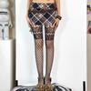 High Street Goth Punk Fishnet Stockings Women Sexy Hollow Out Pantyhose Exotic Subculture Gothic Lolita Y2k JK Slim Mesh Tights