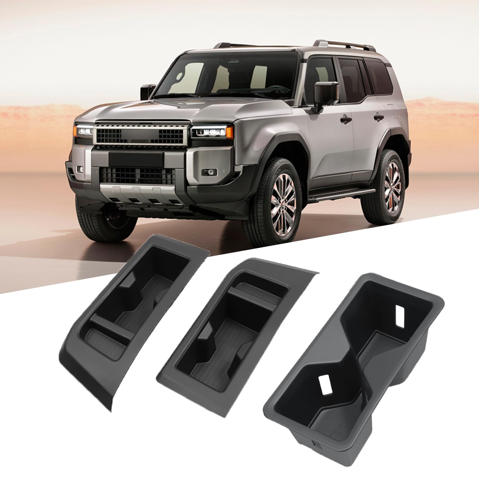 

ZUNDUO New Land Cruiser 250 Series Exclusive Drink Holder Drink Holder Center Console Cup Land Cruiser 250 Storage Center Interior Stain No Interior чёрный