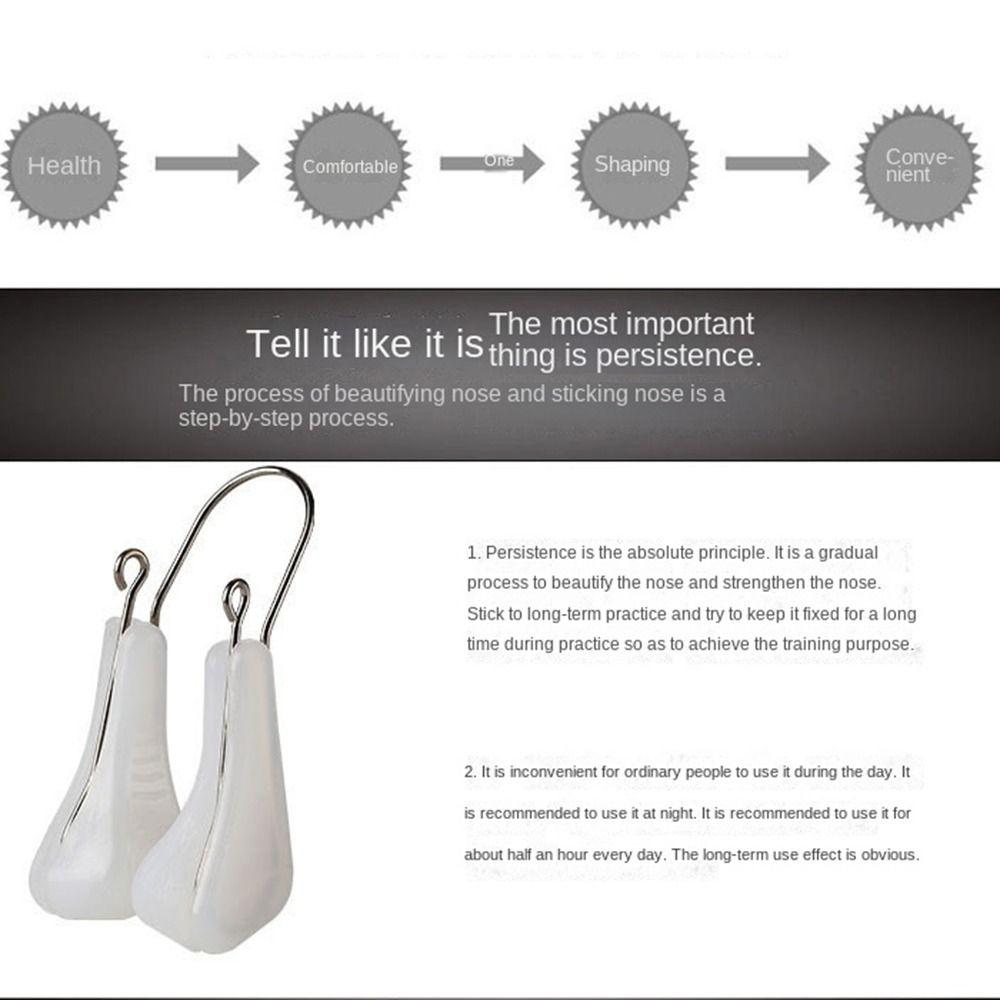 Nose Shaping Corrector Nose Straightener Silicone Nose Lifter Nose Shaper Clip Nose Lift-Up Shaper