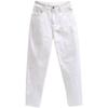 Versatile Khaki Women's Dad Jeans: High-Waisted, Loose, Slimming, Perfect for Spring/Autumn Casual Wear, and Flattering as Outerwear or Harem Pants.