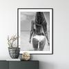 Black And White Sexy Woman Body Bikini Poster Modern Canvas Painting Prints Sensual Wall Art Picture For Living Room Home Decor