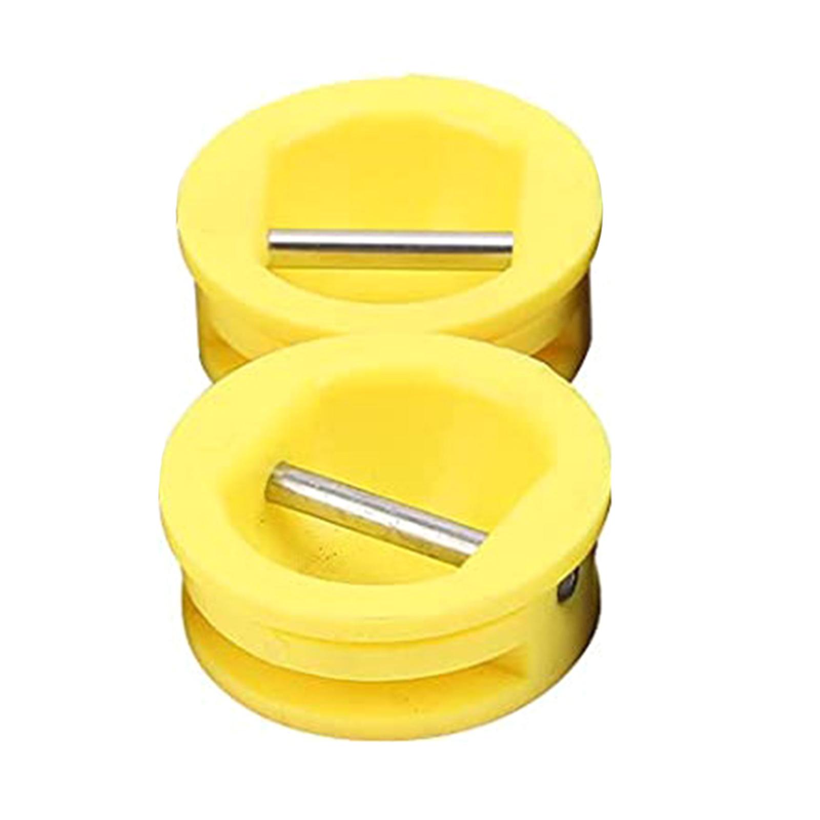 

2Pcs Surfing Leash Plug Surfboard Leash Plug with Stainless Steel Bar Surfboard Leash Cup Water Sport Replacement Part жёлтый