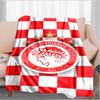 Coperta con Stemma Olympiacos FC Adatta per Divani, Letti, Uffici e Campeggio - Regalo Perfetto per Halloween Natale
