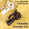 Summer Cute Cartoon Fan - Mini Portable USB Charging Handheld for Students, Outdoor Adventures & Cooling Comfort