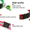 Pet Collar Reflective Safety Buckle Collar Bell Round Ear Cat Dog Collar Glowing Collar
