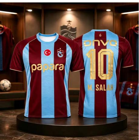 Camiseta de Fútbol Trabzonspor Salah #10 2026 – Ropa Deportiva de Verano para Hombre