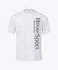 MUBEUSEUPOCHEUBAIDESANGTEU Wording Graphic Woven Short Sleeve T-Shirt White Vs123Ets12