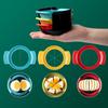 1 Set Accesorios De Cocina Tres En Uno, Máquina Para Todos Los Huevos, Cortador Huevos Preservados, Divisor