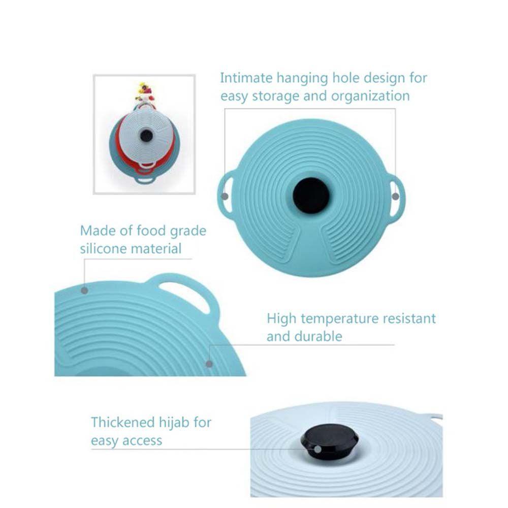 Self Sealing Multifunctional Home Fresh Keeping Cookware Pan Lid Food Fresh Cover Cooking Tool