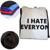 New Sugarbaby I Hate Everyone Short Sleeve Summer T-Shirt Fashion Hipster Streetwear Man Women T Shirt Loose Unique Tees