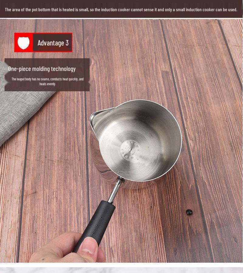 304 Stainless Steel Long Handle Latte Art and Frothing Pitcher (300-950ML)