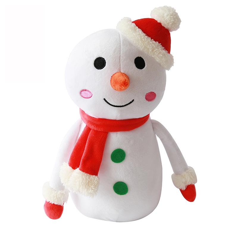 

60cm 90cm Christmas Santa Claus Plush Toys Snowman Stuffed Doll Elk Holiday Home Decoration Kids Xmas Gift Best Friends 50cm
