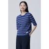 Benetton Women Scallop Line Short Sleeve Knit Bakp62631