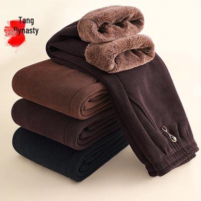 Datang Furen Women's Plus Size Corduroy Lined Winter Pants
