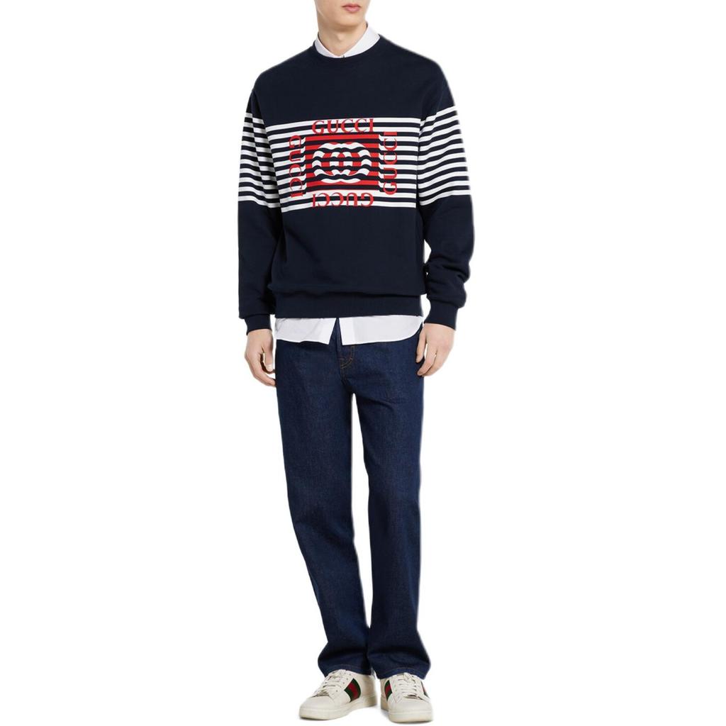 GUCCI Printed Cotton Jersey Sweatshirt 784413-XJHD1-4027
