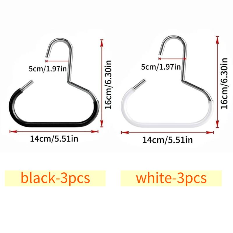 1-20Pcs Circle Ring Hat Hanger Versatile Manganese Steel Round Hook - Perfect for Hats,Ties,Scarves & Bags,Strong Load-Bearing