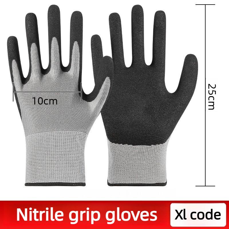 

Labor Protection Gloves Are Ultra-fine Frosted Lightweight Breathable Wear-resistant and Slip Resistant on Construction Sites
