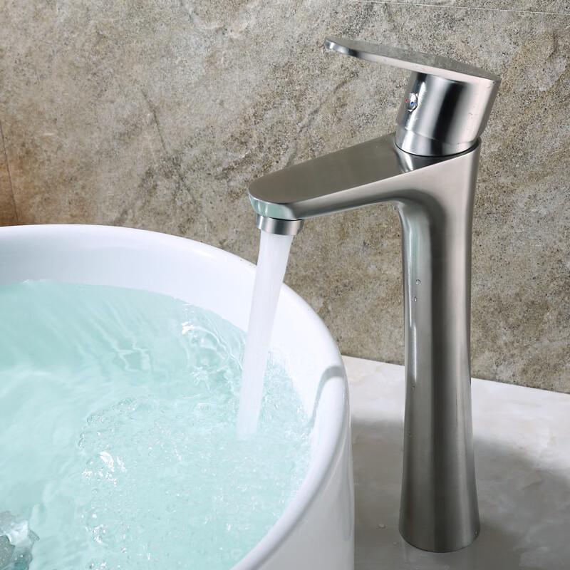 VEMUSE 304 Stainless Steel Tall Basin Faucet