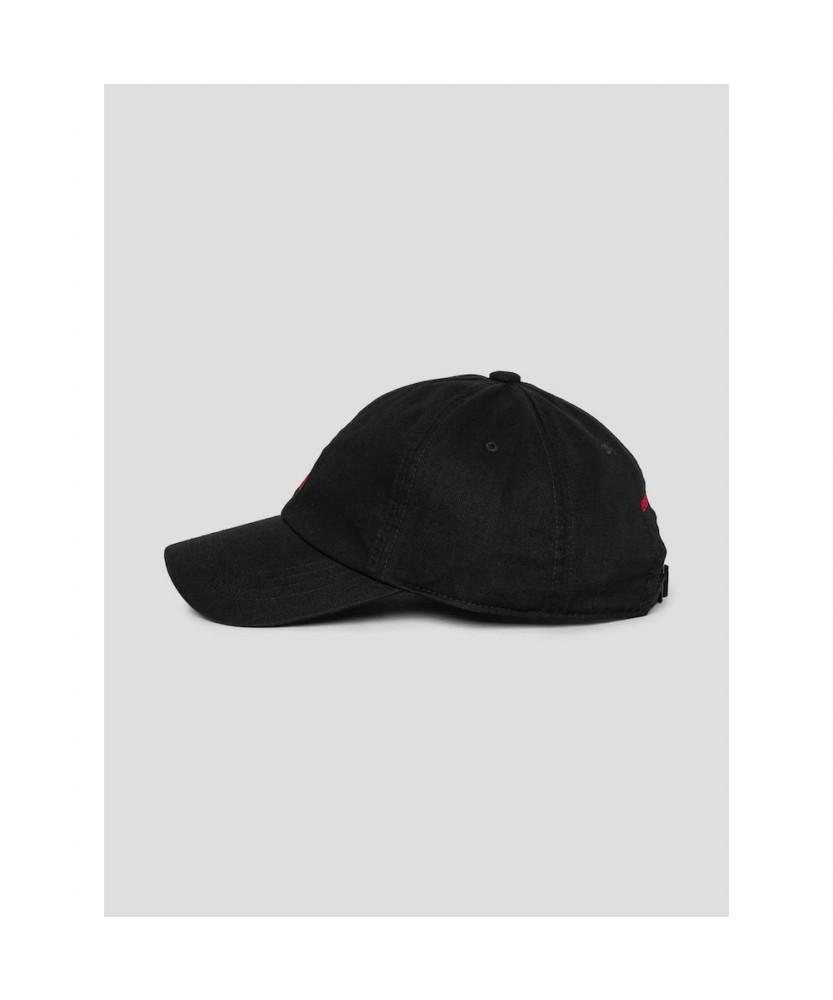 Binpolaegseseoli Cotton Twill Logo Washed Ball Cap - Black
