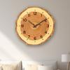 Creative Annual Ring Clock Log Modern Simple Fashionable Annual Ring Wood Grain Home Living Room Personalized Bedroom Wall Clock Clock