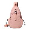 Chest Bag Women's Multifunctional Shoulder Crossbody Bag Lightweight Water-repellent Nylon Bag
