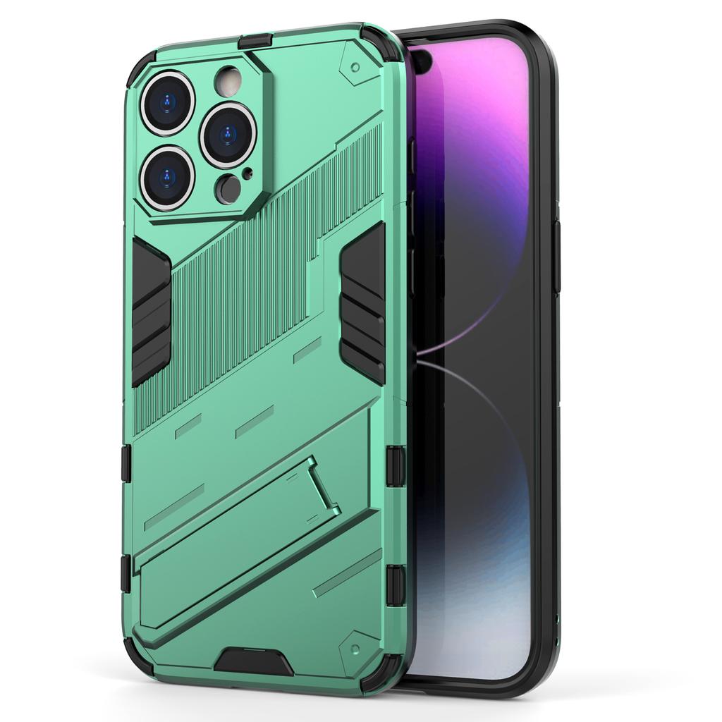 Kickstand Phone Case for iPhone 15 Pro Max,Drop Protection Phone Cover PC+TPU Back Shell