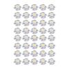 40pcs LED Chip Bulb 1W 24V 16mm/0.6in Aluminum Base Low Power Consumption Lamp Beads for