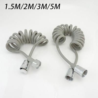 1 Stück WC-Bidet Feder-Duschschlauch Telefonkabel Badezimmerzubehör Sprühgerät Anschlussrohr Anti-Verwicklung 1,5m/2m/3m/5m