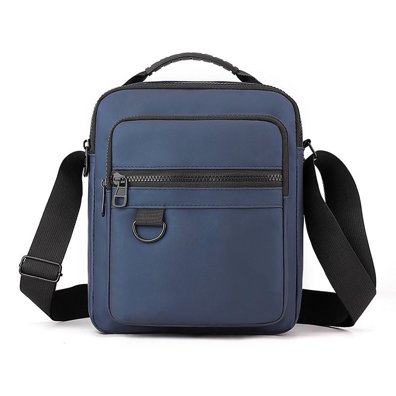 Mens Casual Messenger Bag With Waterproof Oxford Fabric For Daily Use