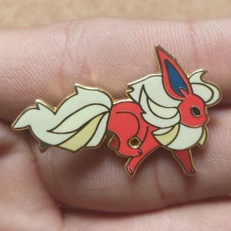 Pikachu Enamel Pins Eeveelution Eevee Lapel Badges Cute Anime Backpack Decoration Metal Brooches Gifts