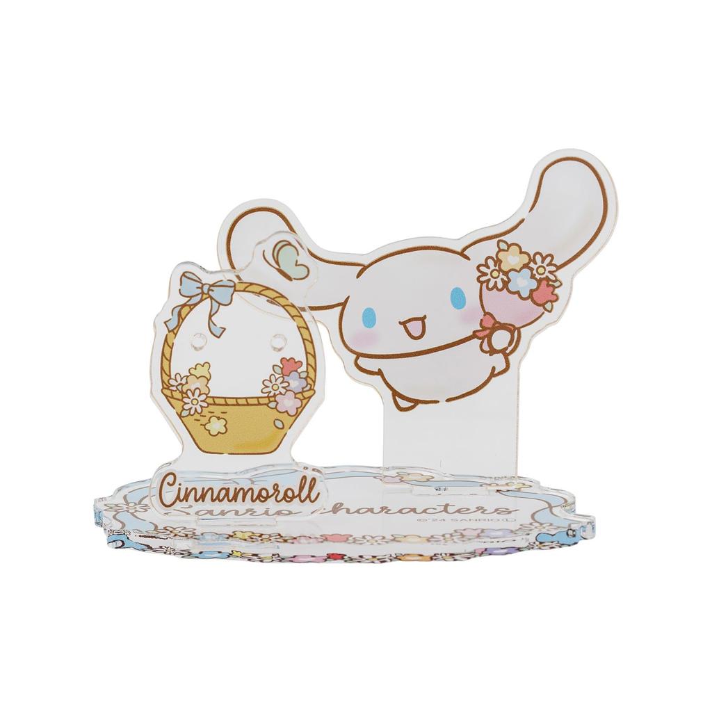 White Clover Cinnamoroll Acrylic Sanrio Characters Acrylic Display Stand for and Rings Stand, Necklaces, Earrings, (AS-SACI01)