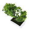 Easy Maintenance Artificial Flower Mini Bonsai Plastic Plant Realistic Design