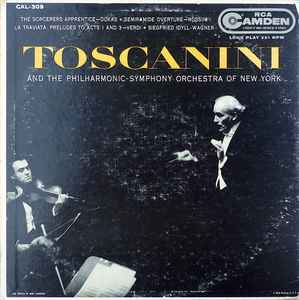 

LP Record ARTURO TOSCANINI, PHILHARMONIC-SYMP - Toscanini And The Philharmonic-Symp CAL309 RCA Camden 1956 US Classical Used