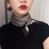 Spring and summer silk shawl printing imitation silk silk scarf scarf decorative versatile flight attendant scarf 71cm small square scarf