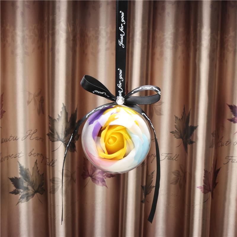 

Автомобильное зеркало заднего вида Роза подвесные украшения автомобильный кулон вечная роза мыло цветок украшение красочный кулон подарки
