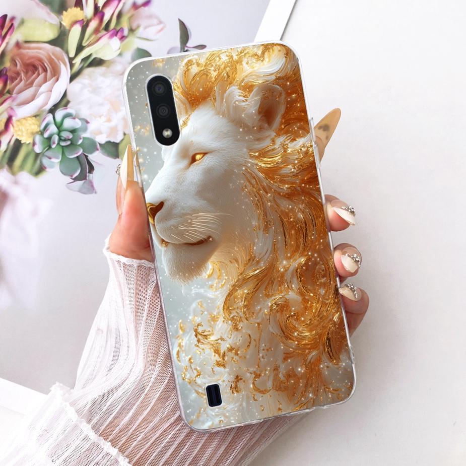 For Samsung Galaxy A01 Case SM-A015F New Luxury Painted Cover Soft Slim Phone Case For Samsung A01 M 01 Galaxy M01 Fundas Bumper