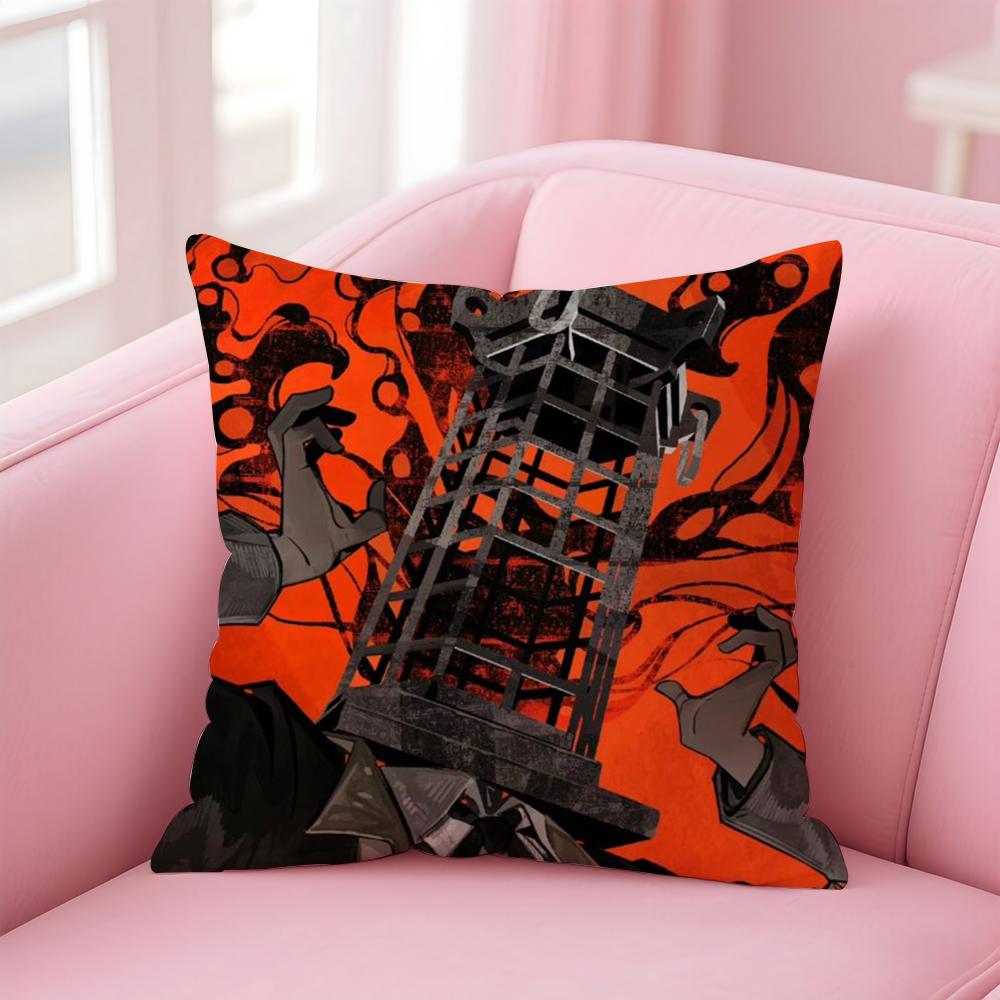 Classic B-BloodborneS Cushion Cover Home & Car Multi-Scene Pillow Cover - Reversible, Soft & Durable for Daily Use