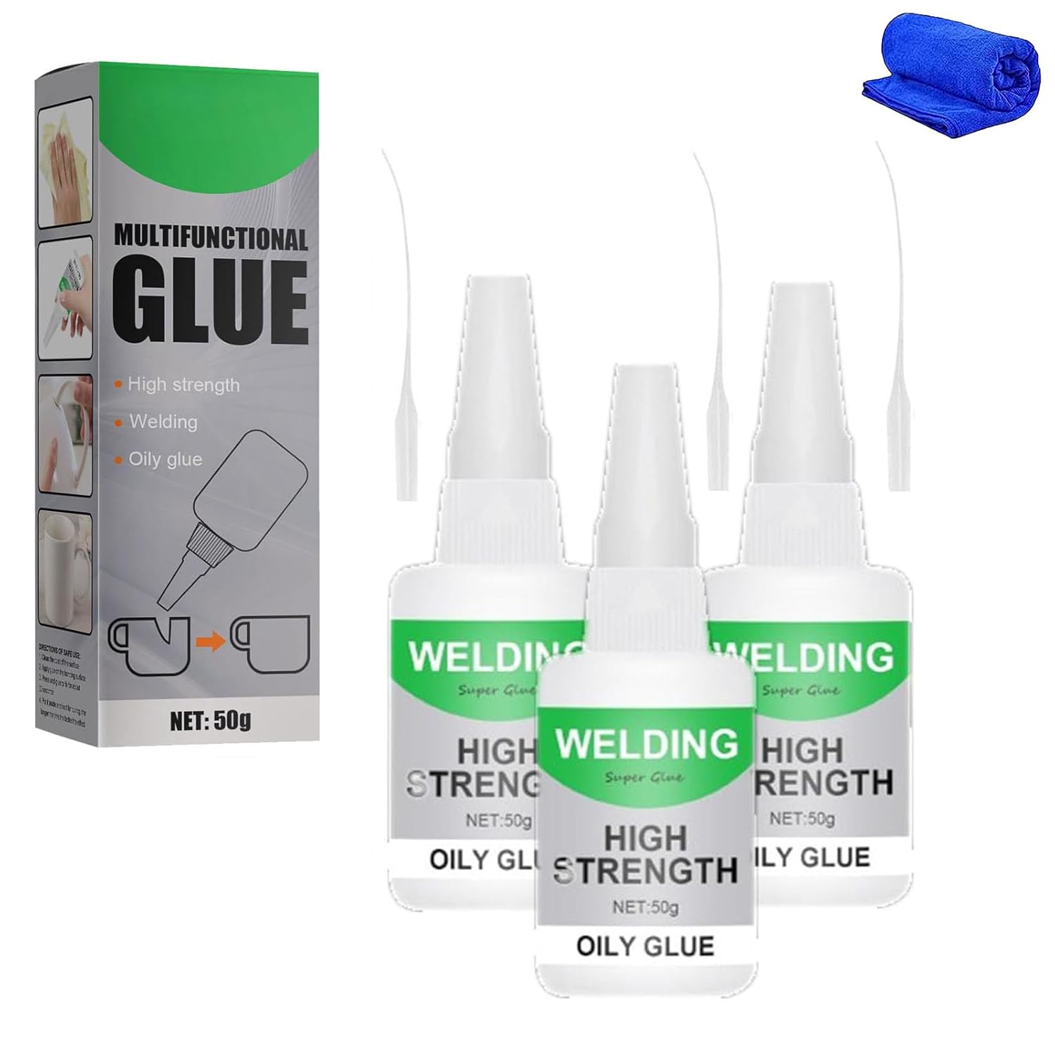 

Клей для оценки - Сварочный высокопрочный маслянистый клей, Клеи Pickelect, Мощные универсальные клеи, Мгновенное склеивание, Водостойкий, Сварка для металла, дерева 3pcs